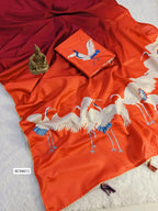 Premium Crepe Silk Saree