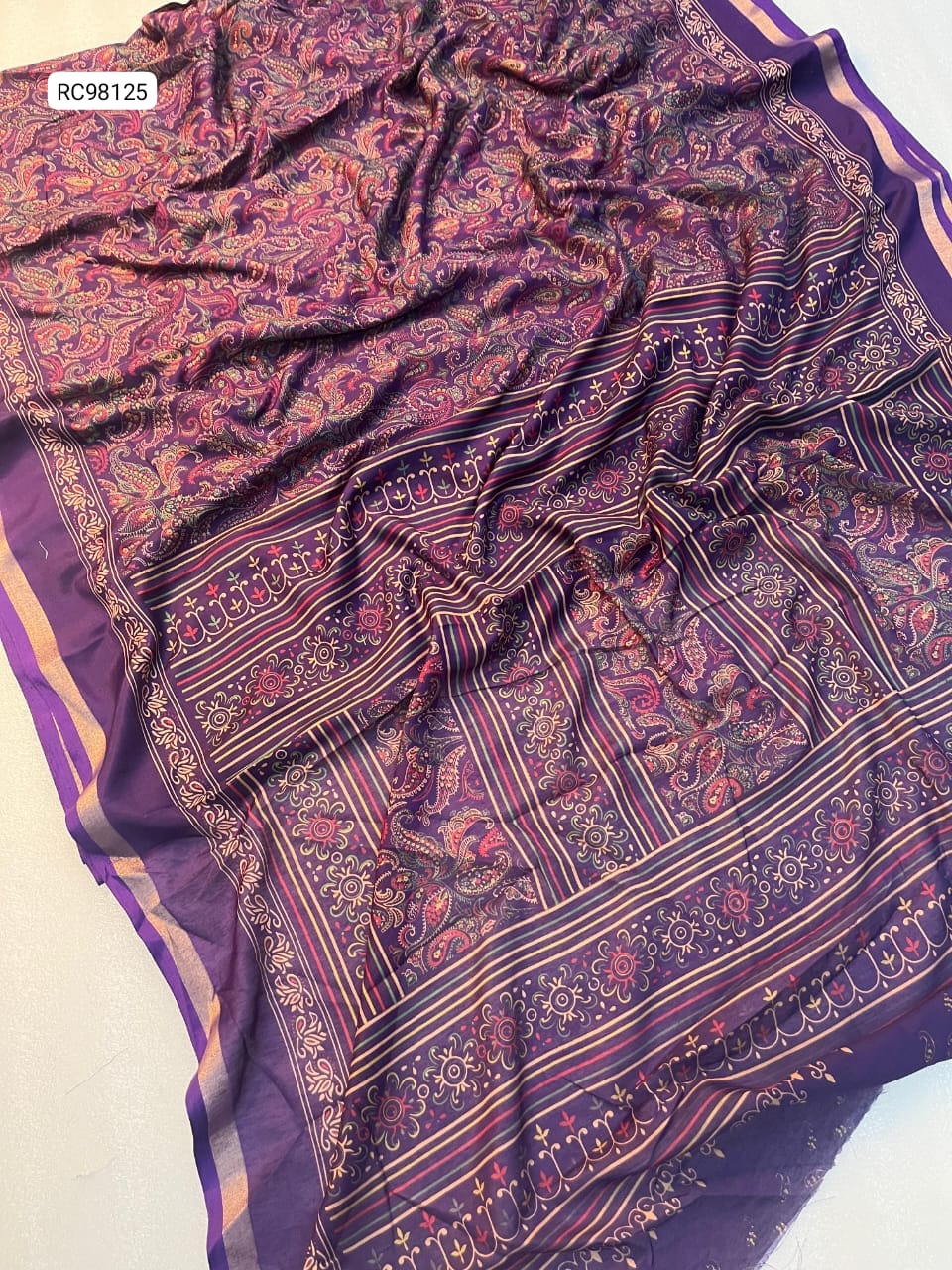 Mangalgiri Heavy Mul Mul Cotton Saree