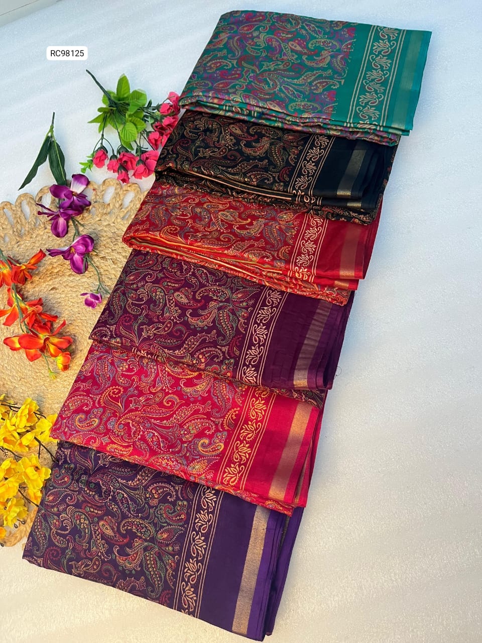 Mangalgiri Heavy Mul Mul Cotton Saree