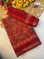 Mangalgiri Heavy Mul Mul Cotton Saree