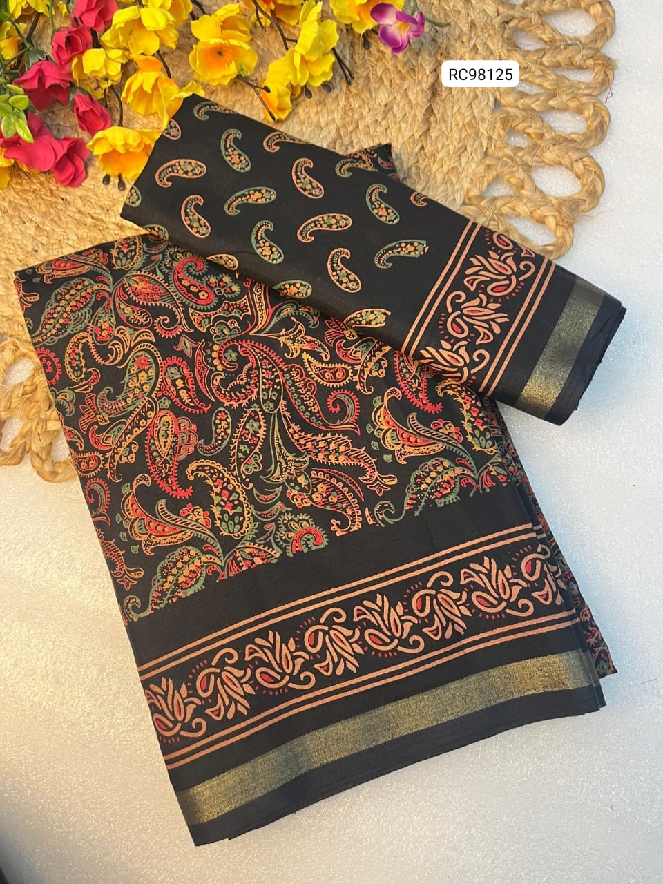 Mangalgiri Heavy Mul Mul Cotton Saree