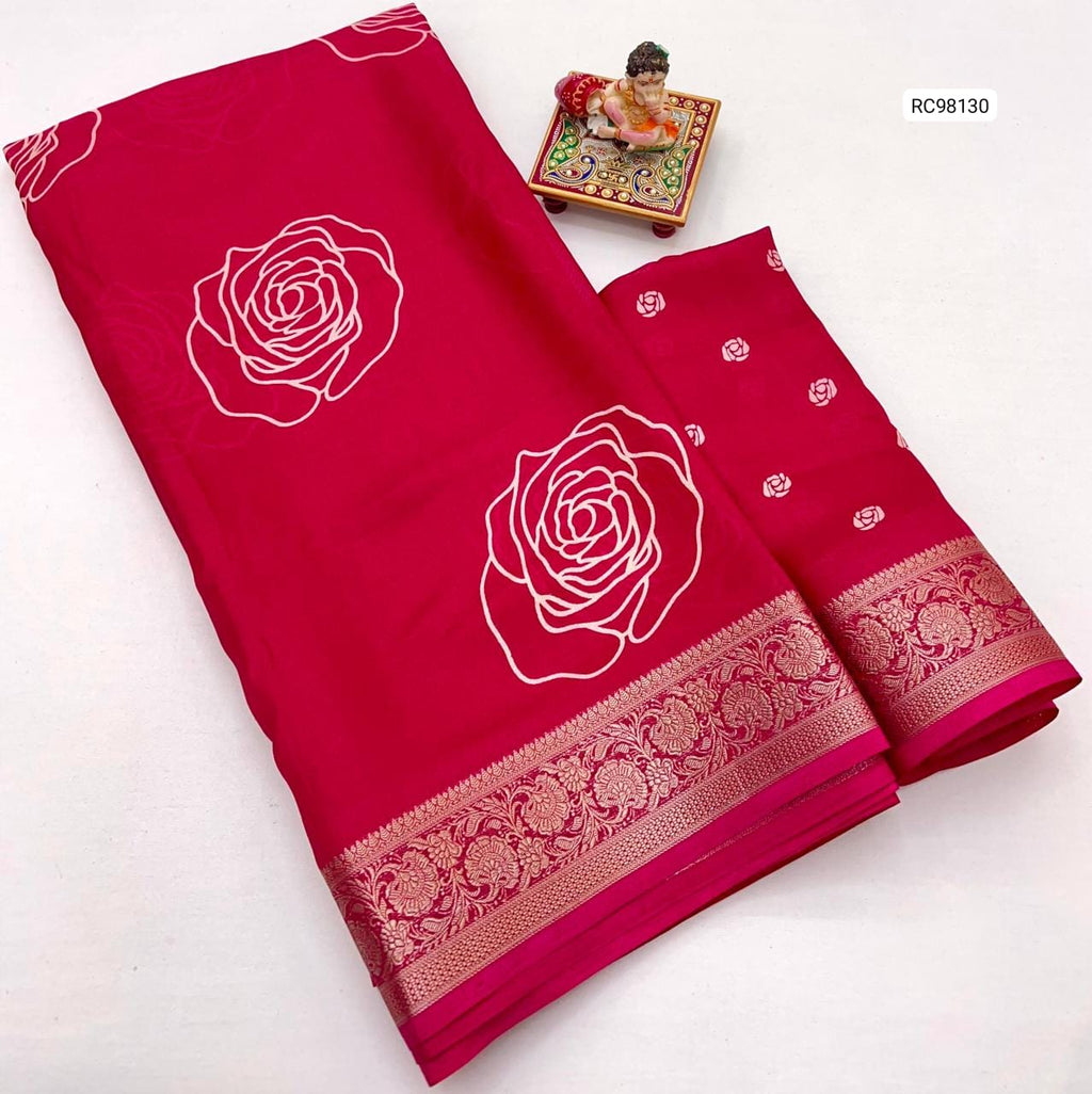 Pure Calcutta Moss Mellow Georgette Sarees