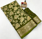 Pure Calcutta Moss Mellow Georgette Sarees