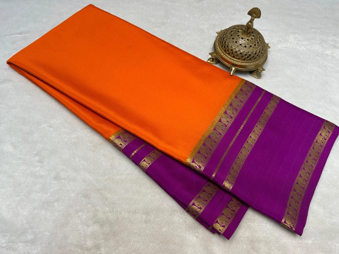 Super Premium Semi Crepe Mysore Silk sarees