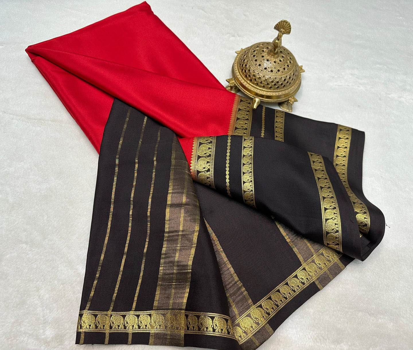 Super Premium Semi Crepe Mysore Silk sarees