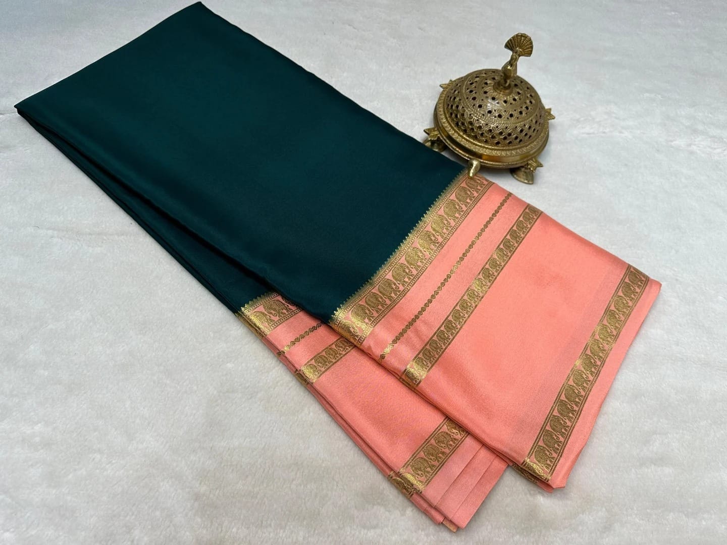 Super Premium Semi Crepe Mysore Silk sarees
