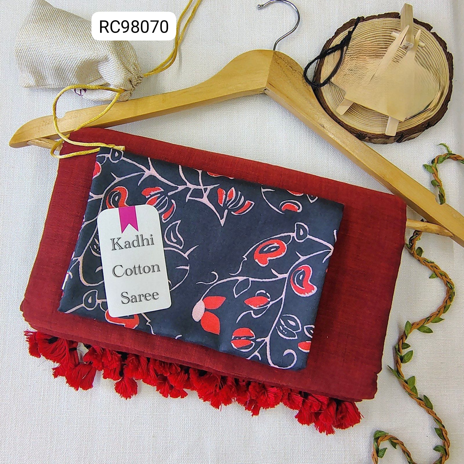 Handloom Khadi Cotton Saree