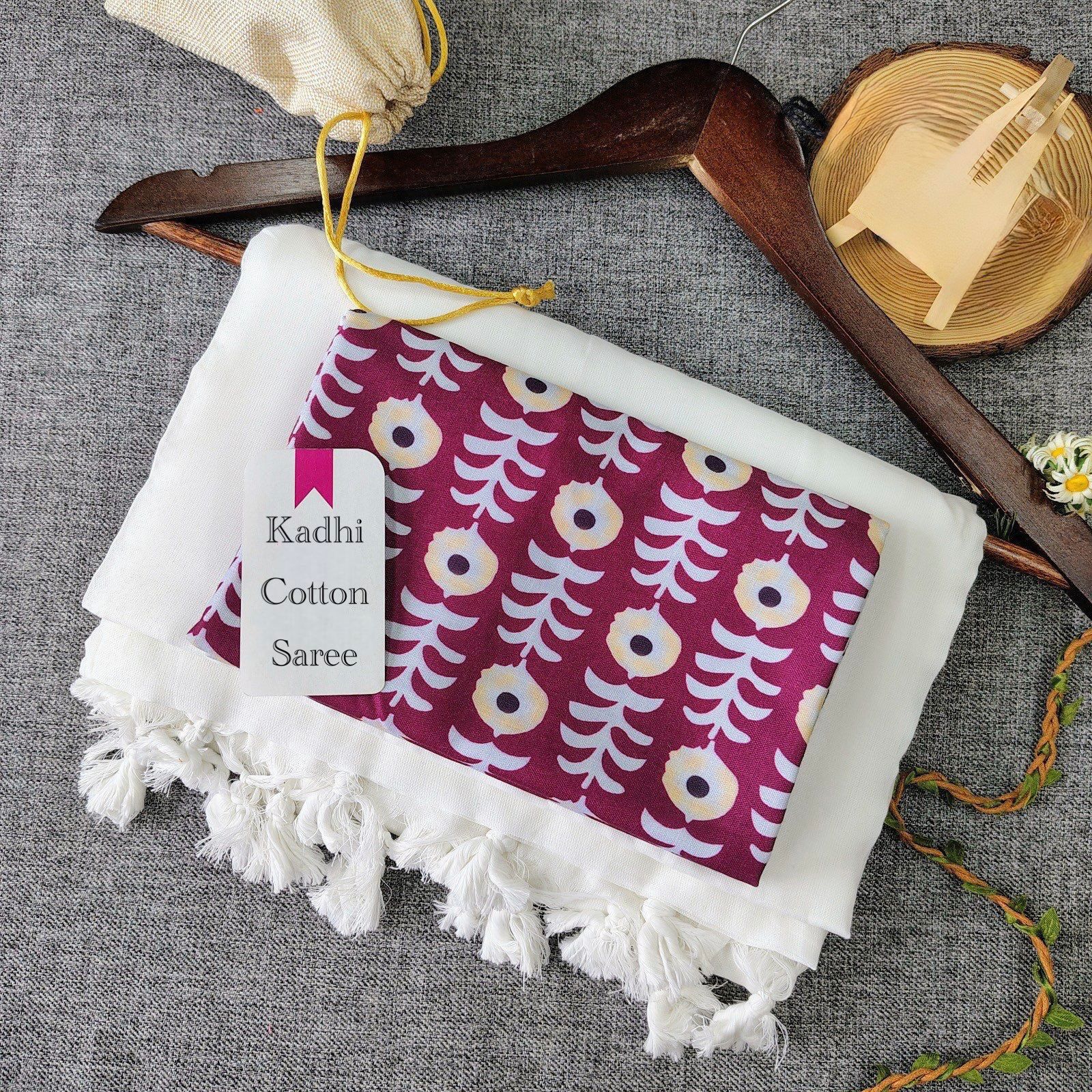 Handloom Khadi Cotton Saree