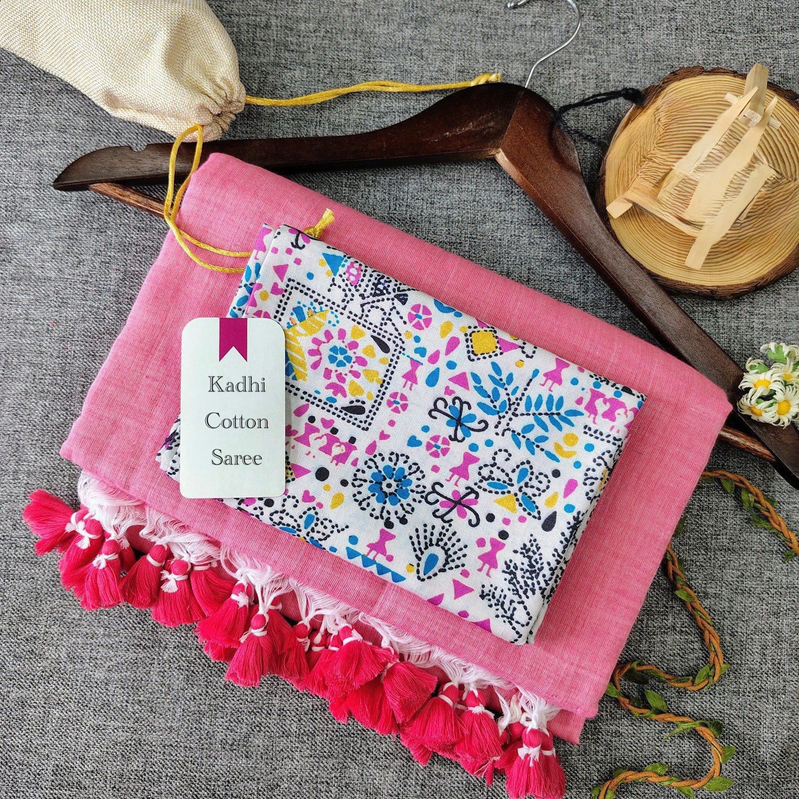 Handloom Khadi Cotton Saree