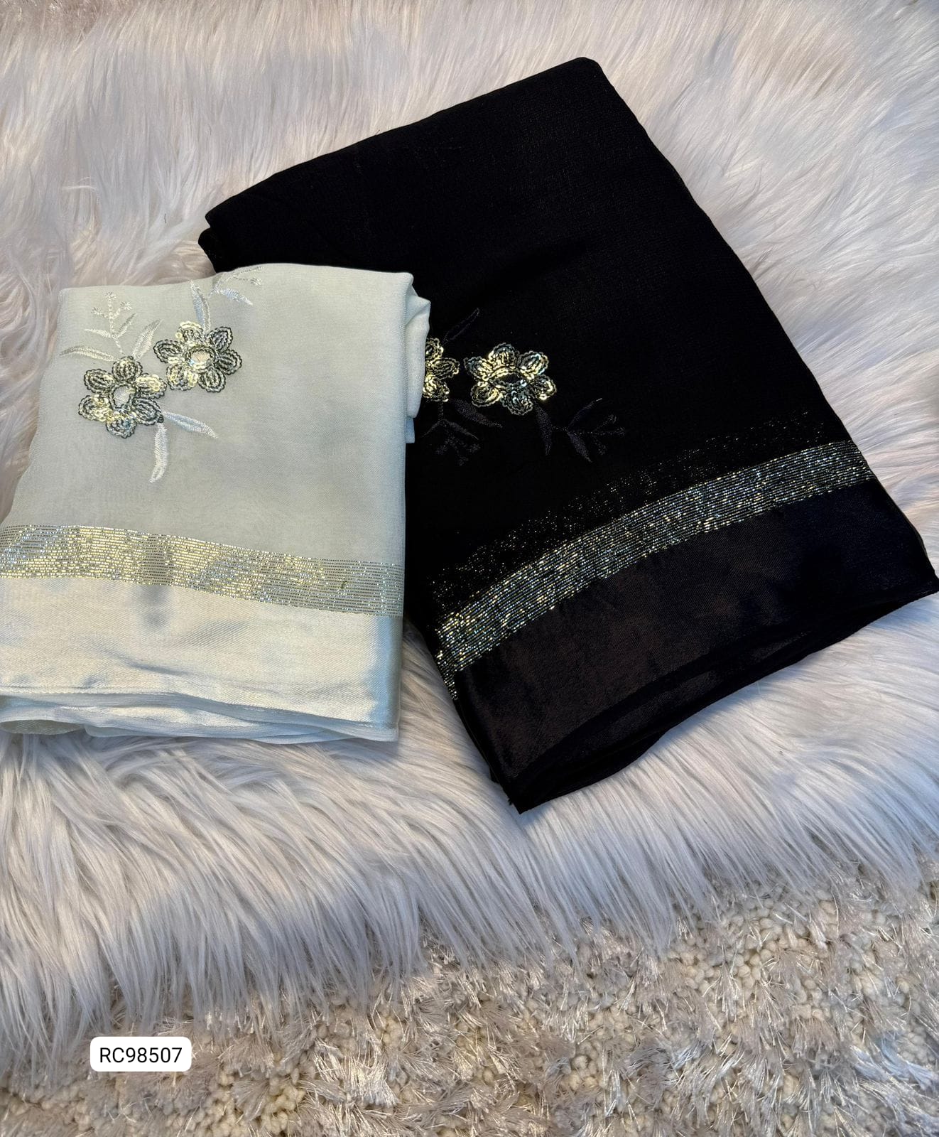 Pure Viscose Georgette Saree