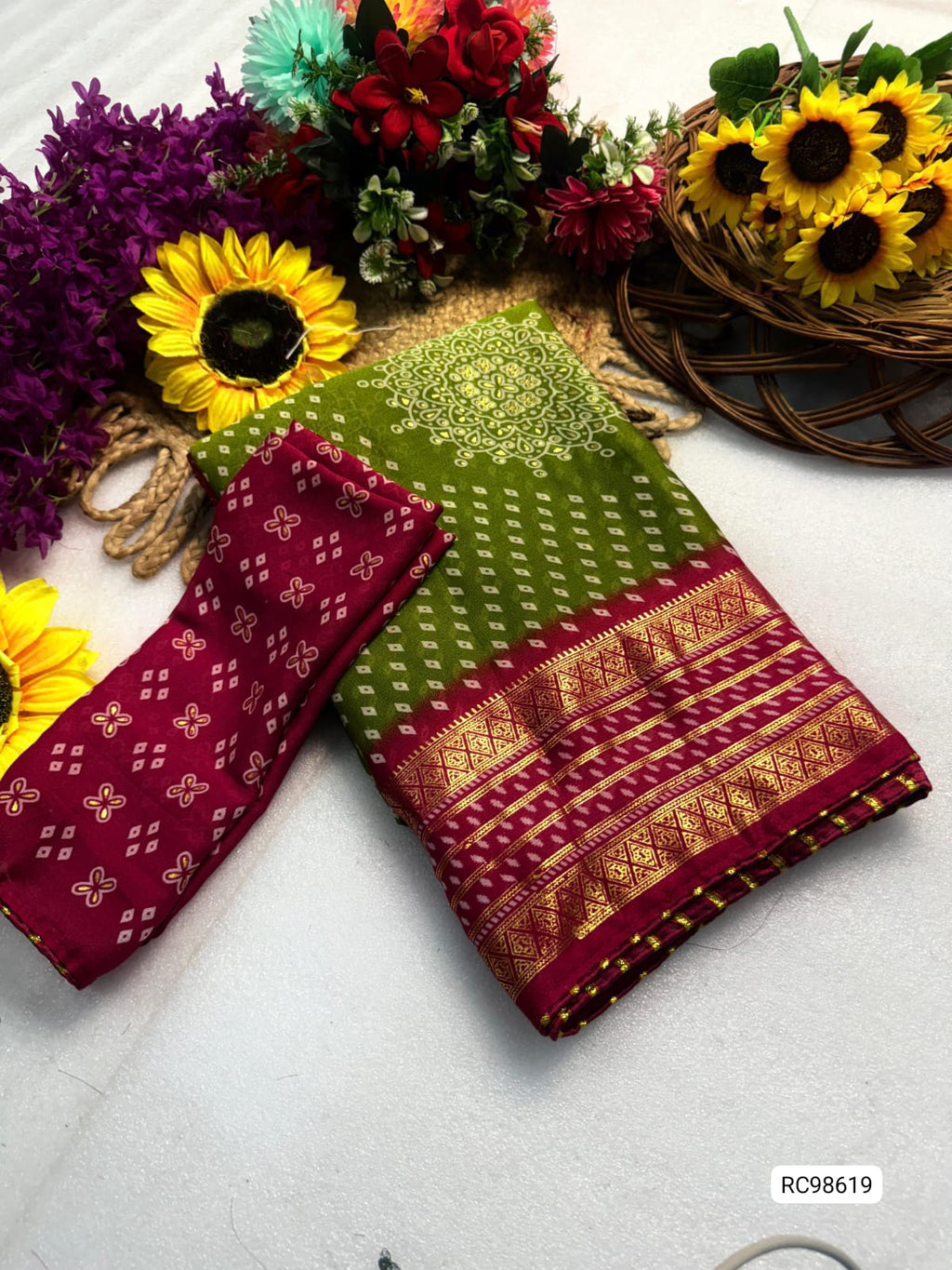 Heavy Marshmallow Saree