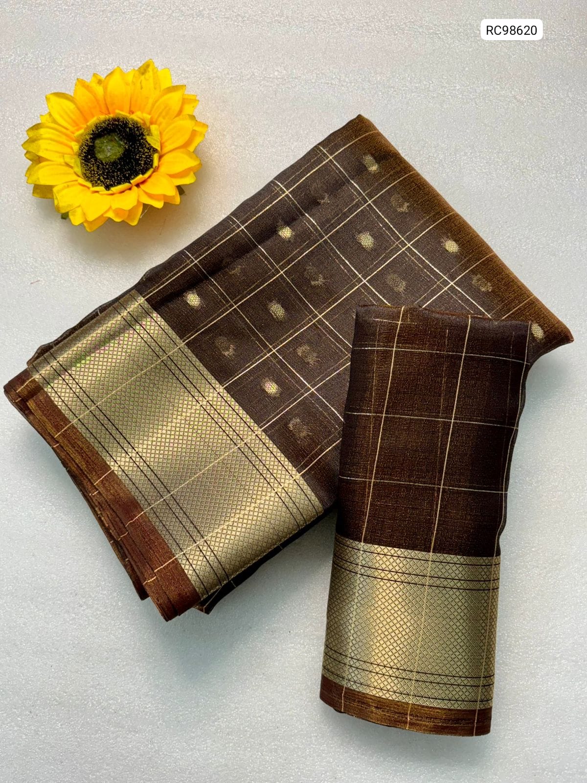 Premium Simar Silk Chex Saree