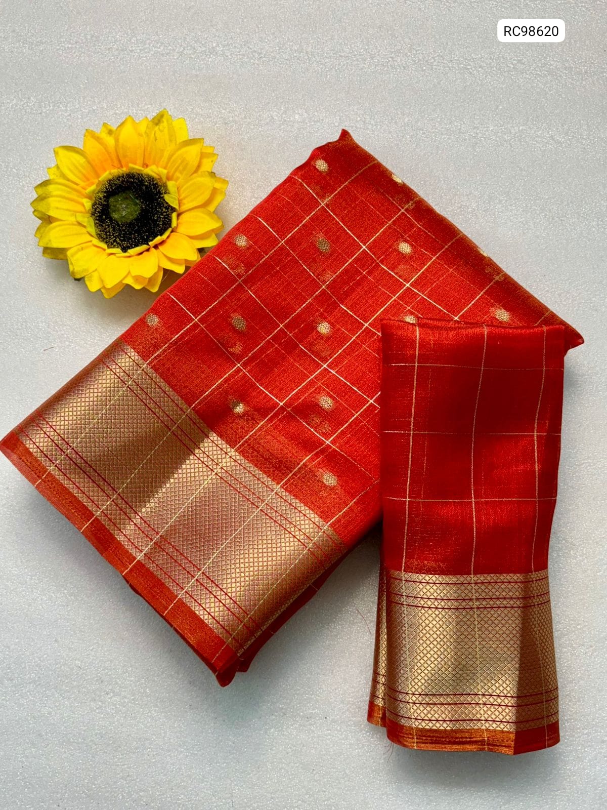 Premium Simar Silk Chex Saree