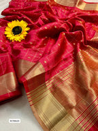 Premium Simar Silk Chex Saree