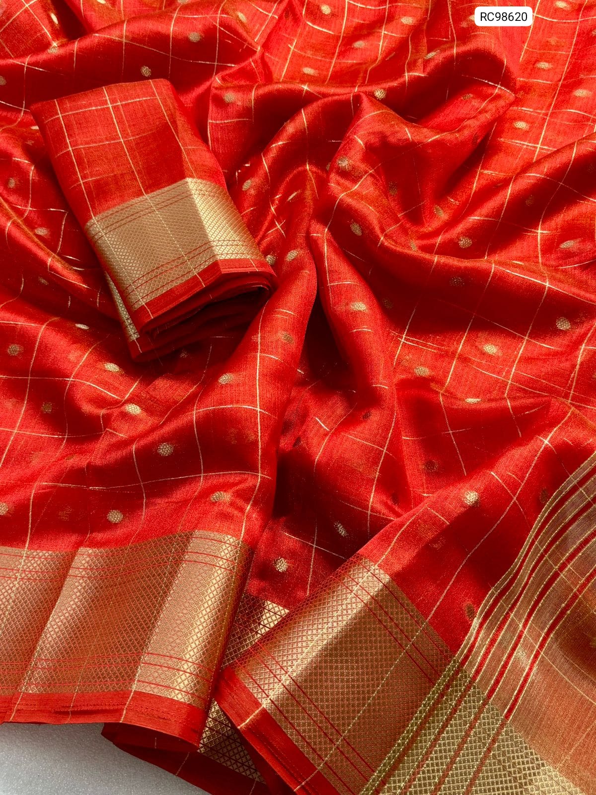 Premium Simar Silk Chex Saree