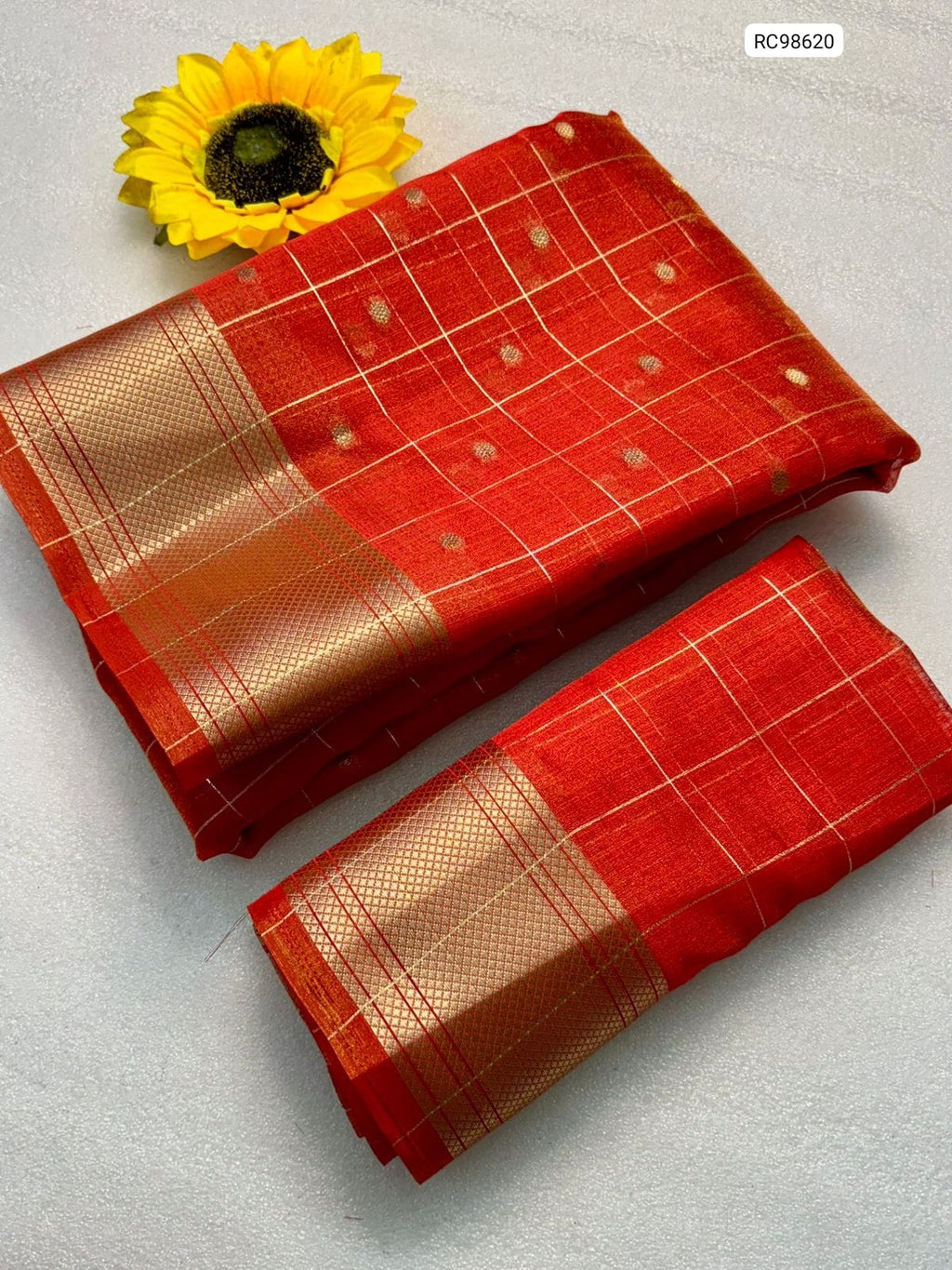 Premium Simar Silk Chex Saree