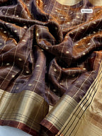 Premium Simar Silk Chex Saree