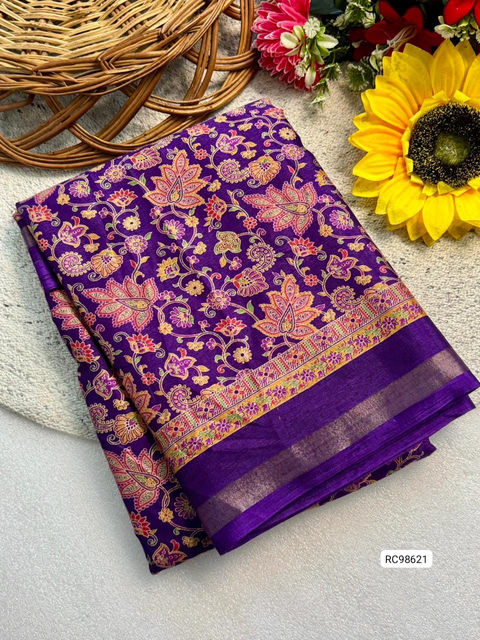Premium Soft Kashmiri Cotton Silk Saree