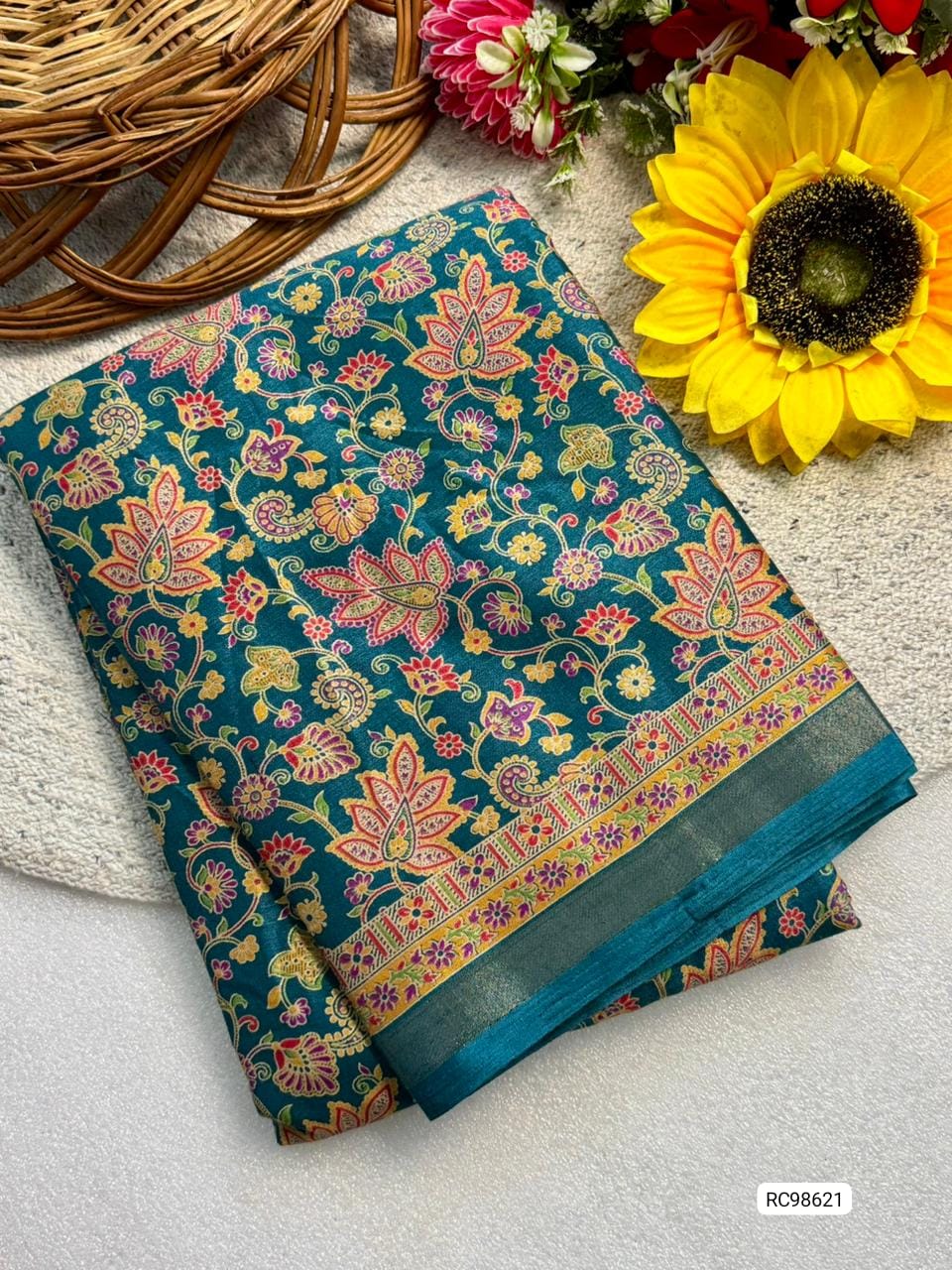 Premium Soft Kashmiri Cotton Silk Saree