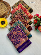 Premium Soft Kashmiri Cotton Silk Saree