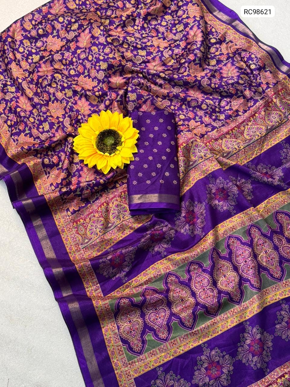 Premium Soft Kashmiri Cotton Silk Saree