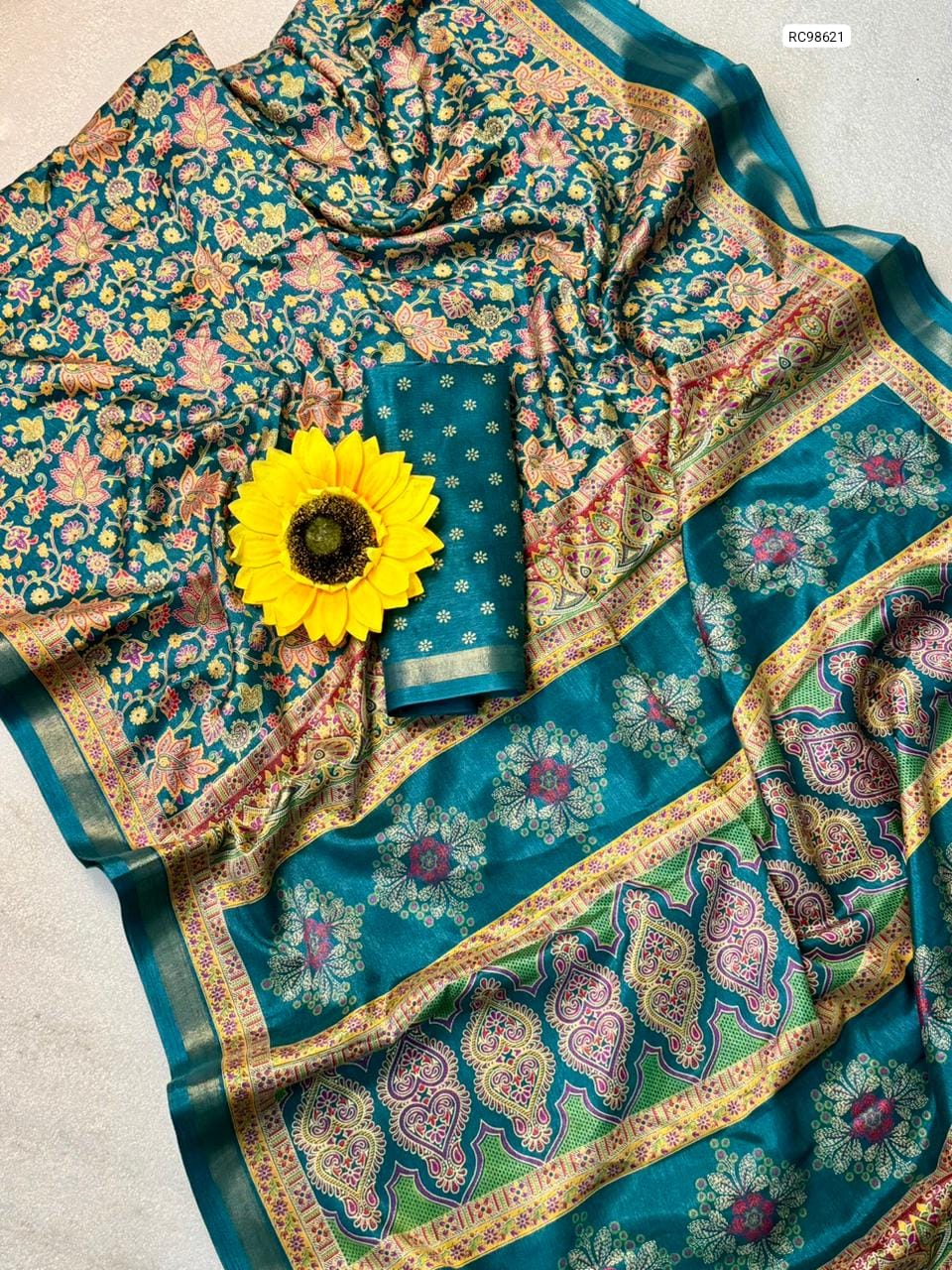 Premium Soft Kashmiri Cotton Silk Saree