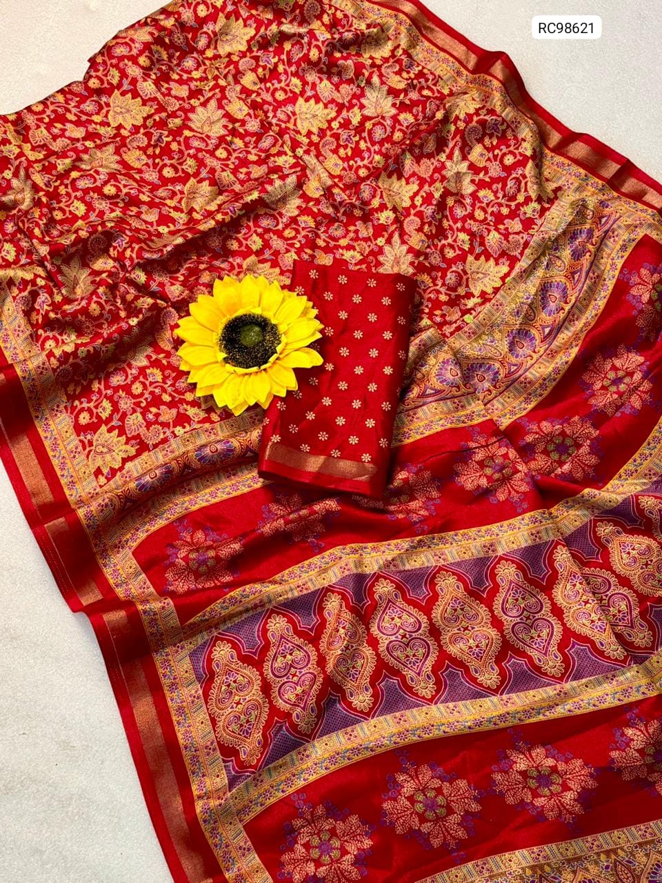 Premium Soft Kashmiri Cotton Silk Saree