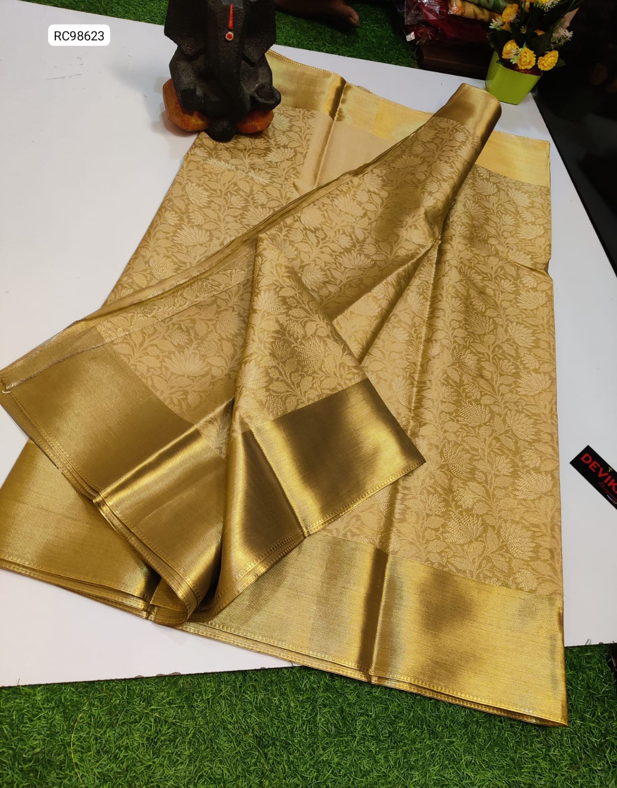 Banarasi Bridal Tissue Silk Saree