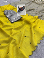 NEW Launch – Soft Linen Cotton Saree