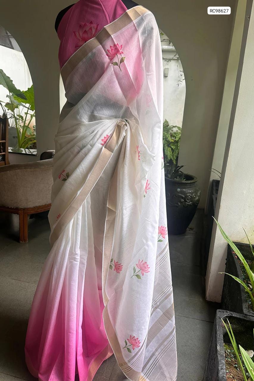 NEW Launch – Linen Digital Print Saree