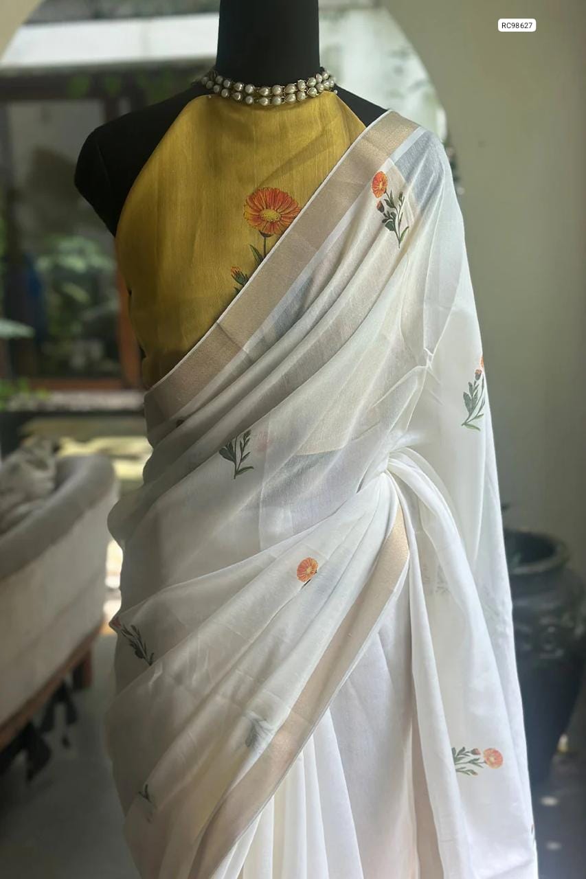 NEW Launch – Linen Digital Print Saree