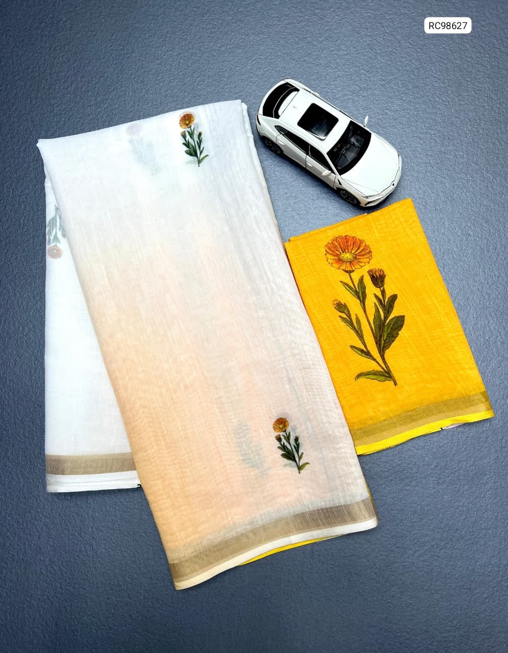 NEW Launch – Linen Digital Print Saree