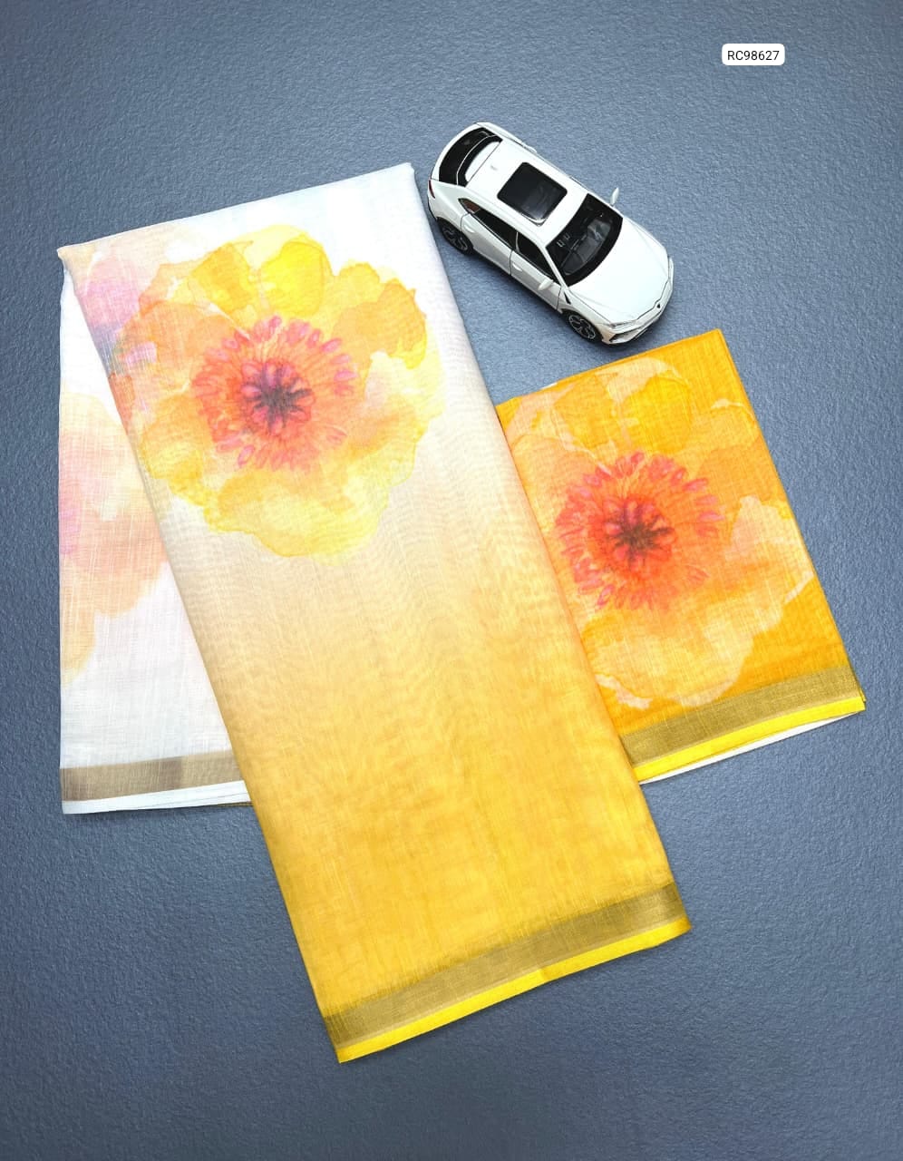 NEW Launch – Linen Digital Print Saree