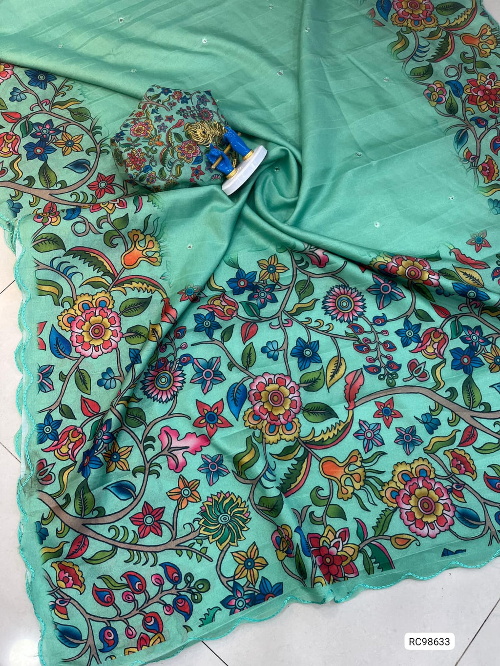 Heavy Handloom Tussar Silk Saree