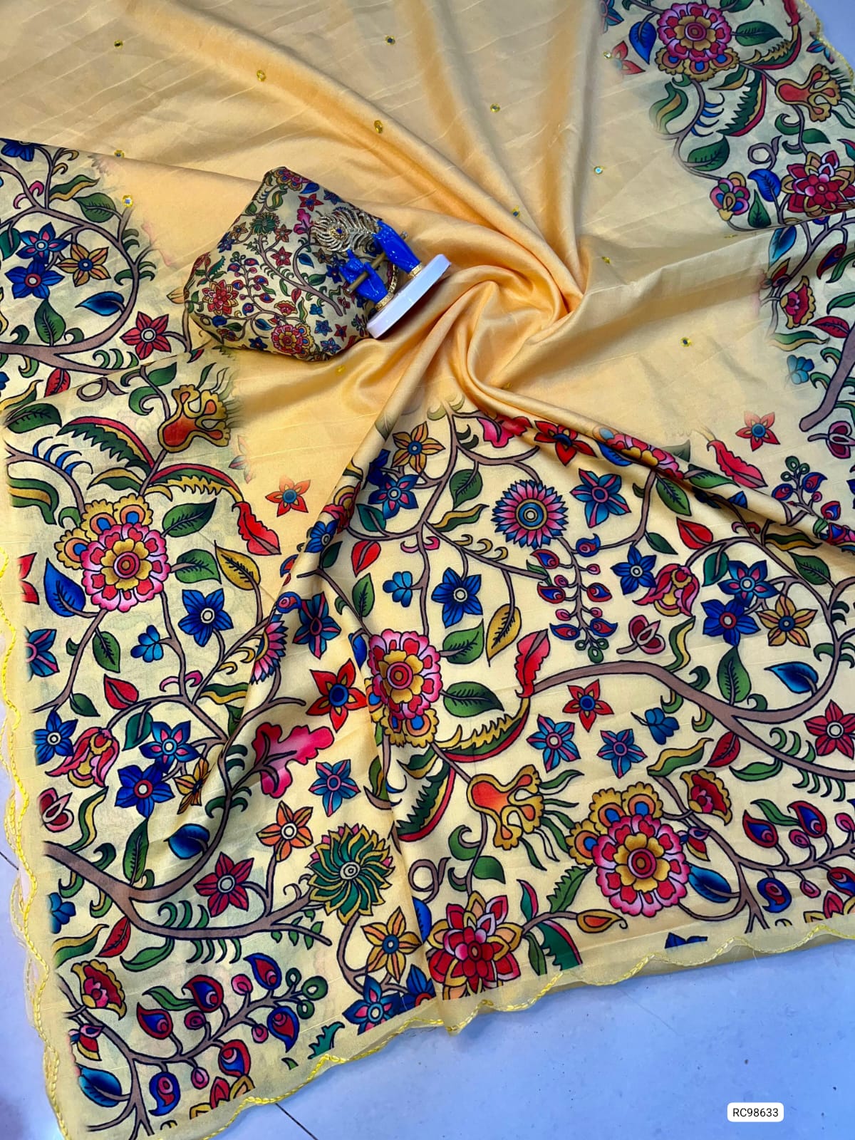 Heavy Handloom Tussar Silk Saree