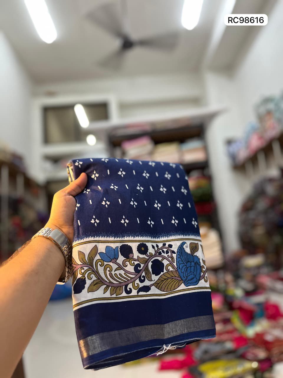 Heavy Mangalgiri Mul Mul Cotton Saree
