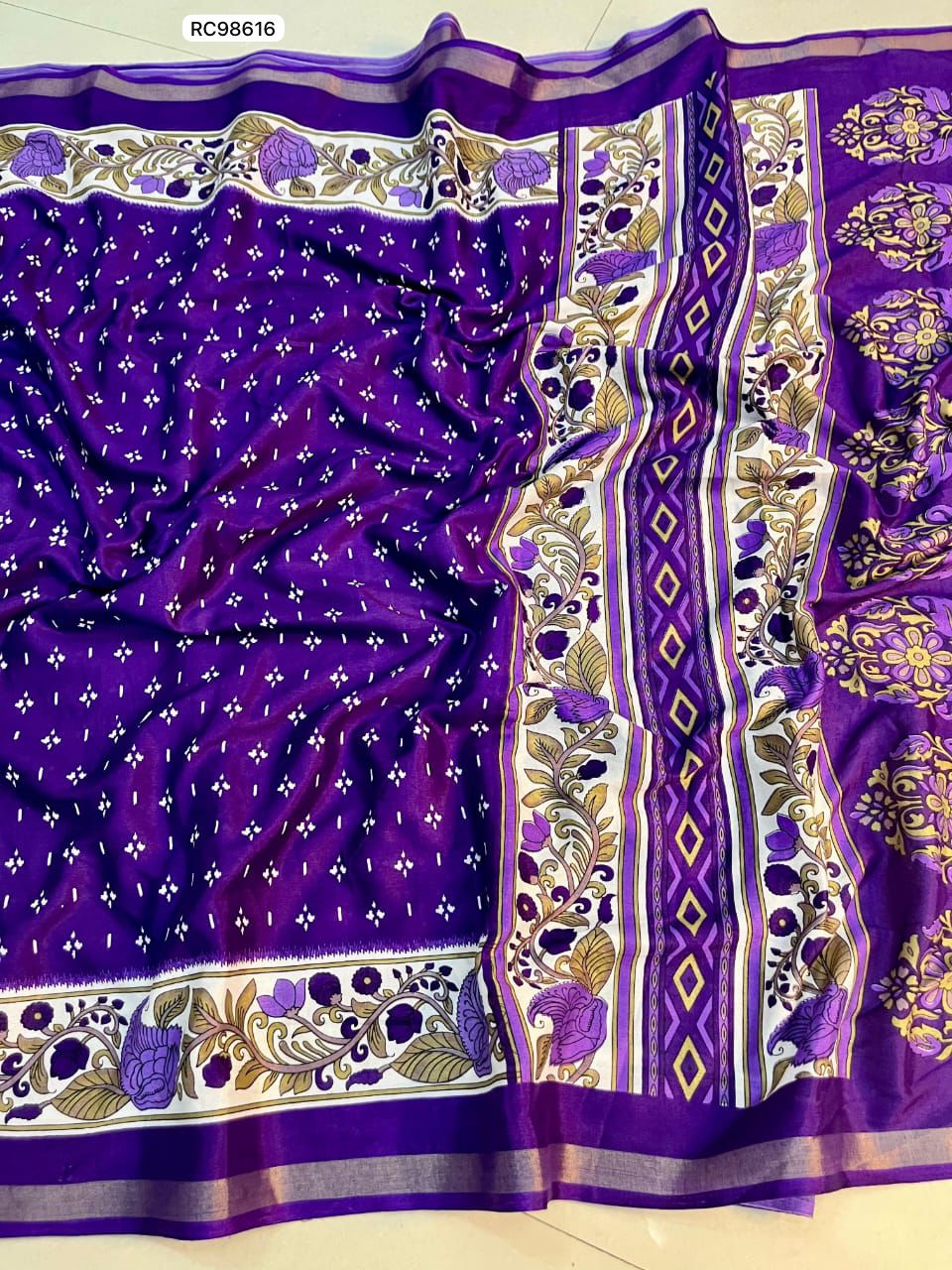 Heavy Mangalgiri Mul Mul Cotton Saree