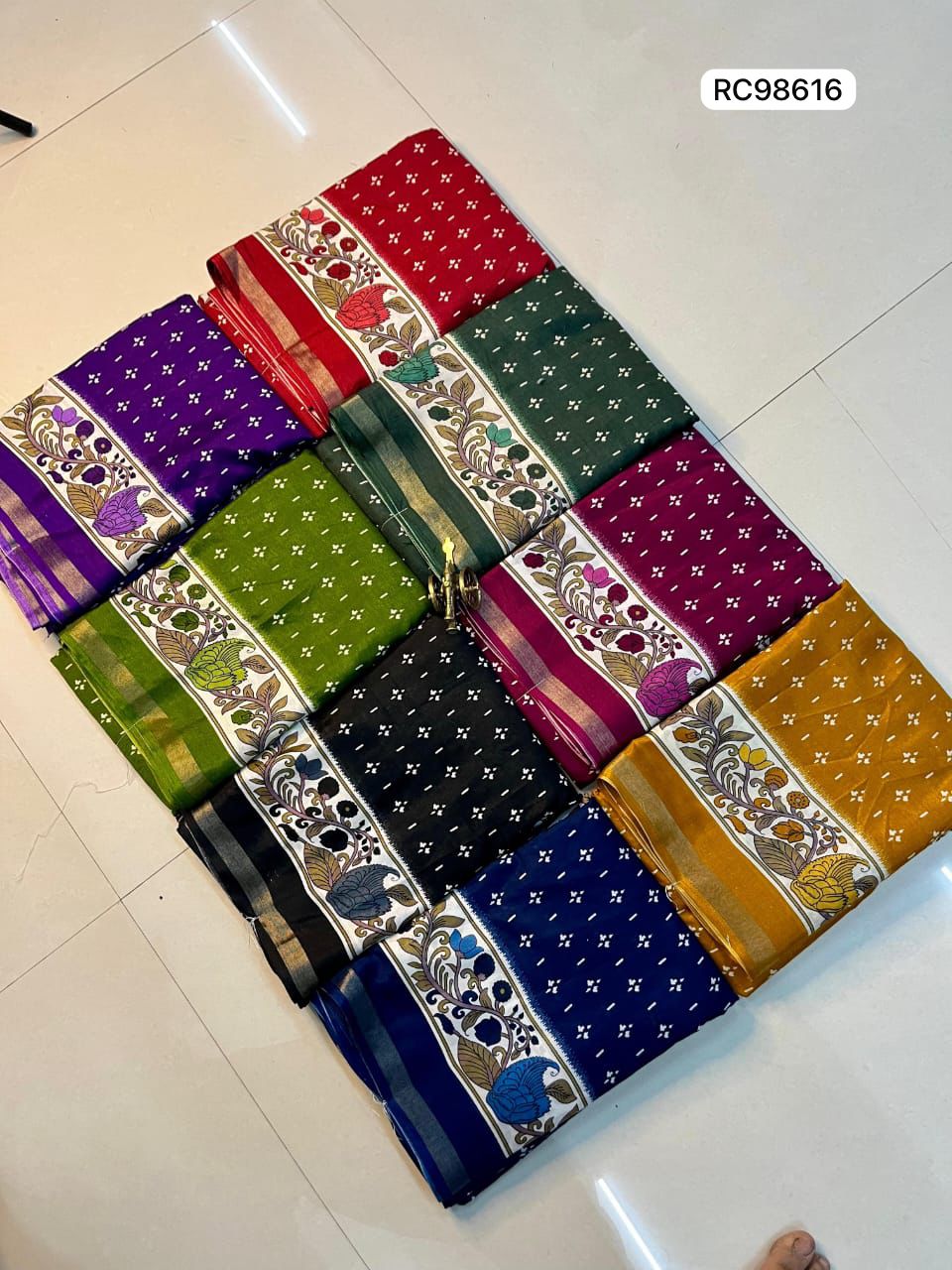 Heavy Mangalgiri Mul Mul Cotton Saree