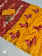 Heavy Blooming Mull Mull Cotton Saree