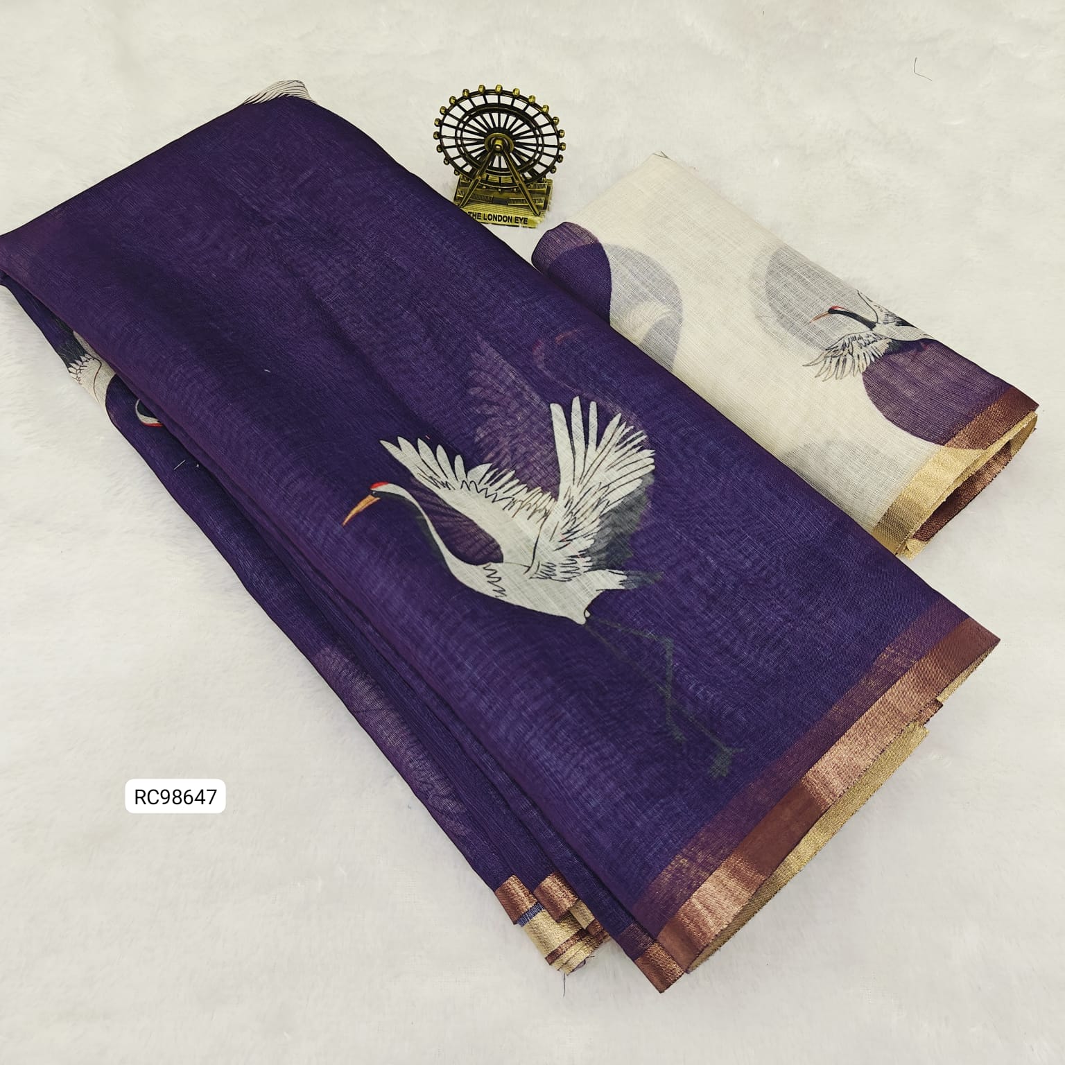 Pure Soft Linen Cotton Saree