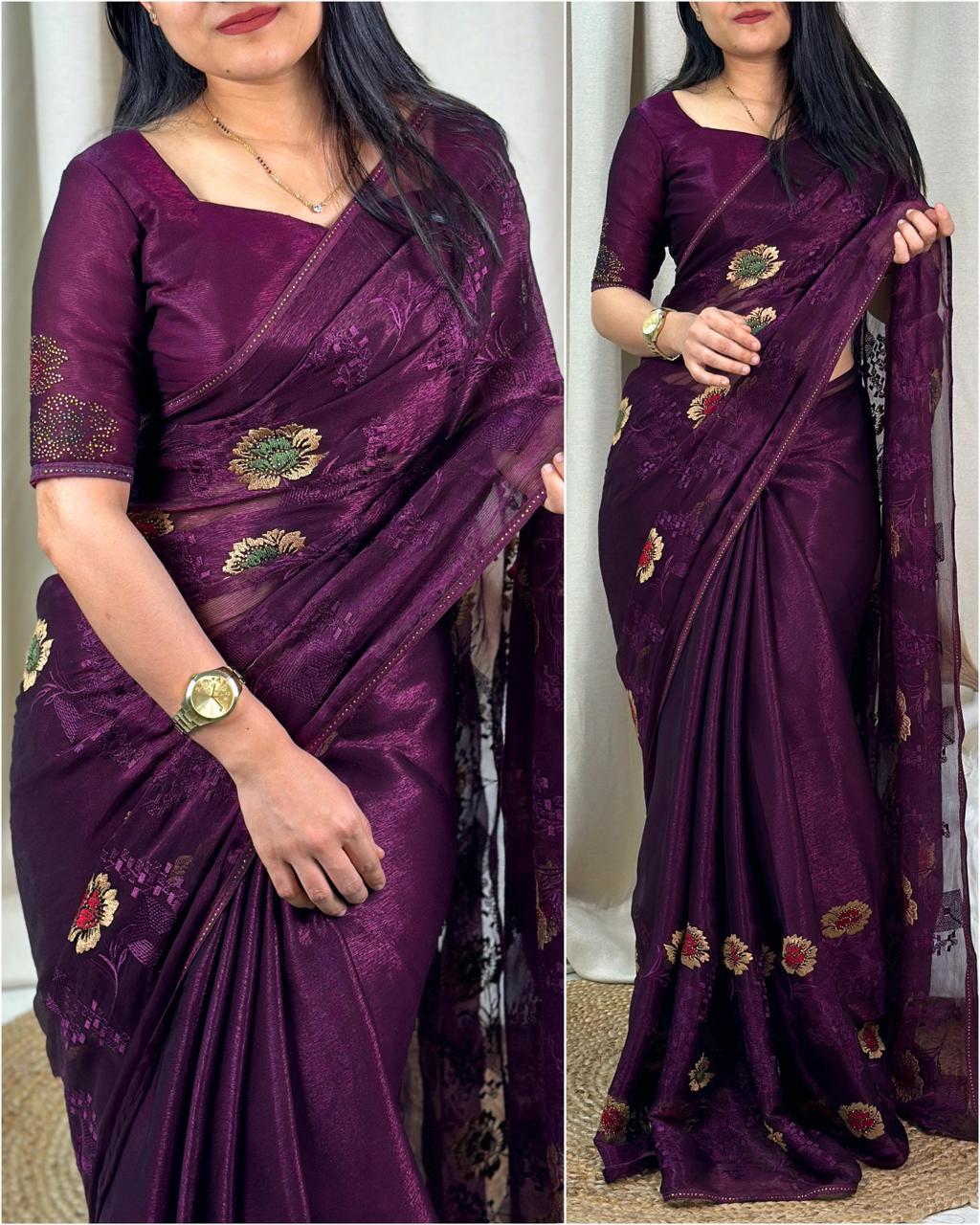 NEW Launch – Simmer Chiffon Saree