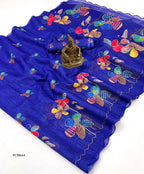 Heavy Linen Saree