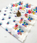 Heavy Linen Saree
