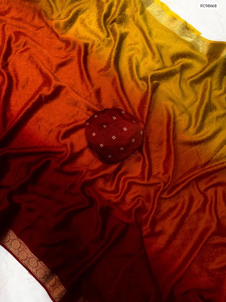 Premium Chinon Viscose Silk Saree