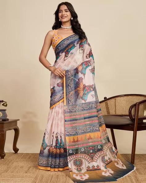 New Arrival – Linen Cotton Saree