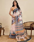 New Arrival – Linen Cotton Saree