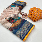 New Arrival – Linen Cotton Saree