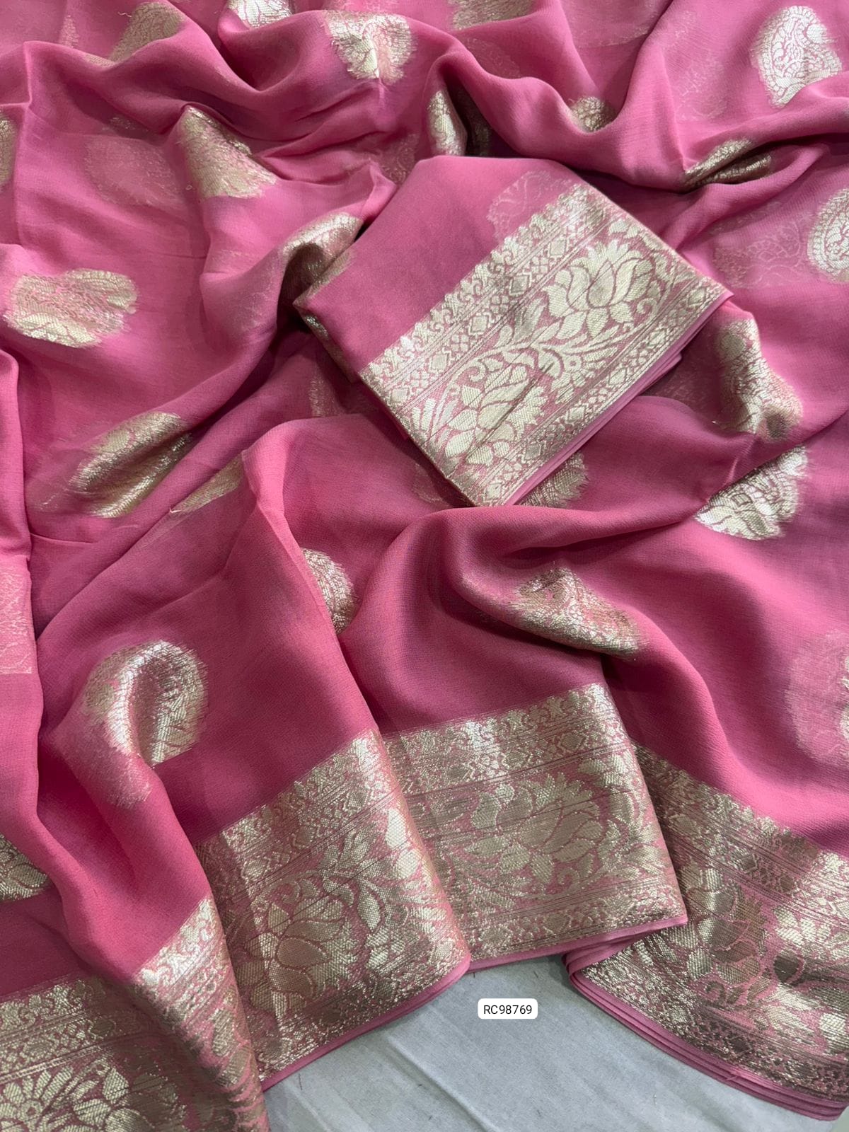 Viscose Georgette Saree