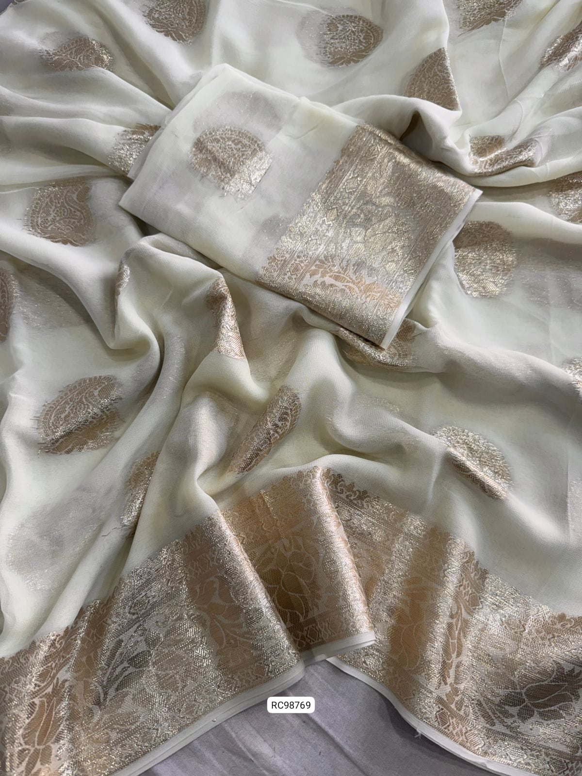 Viscose Georgette Saree