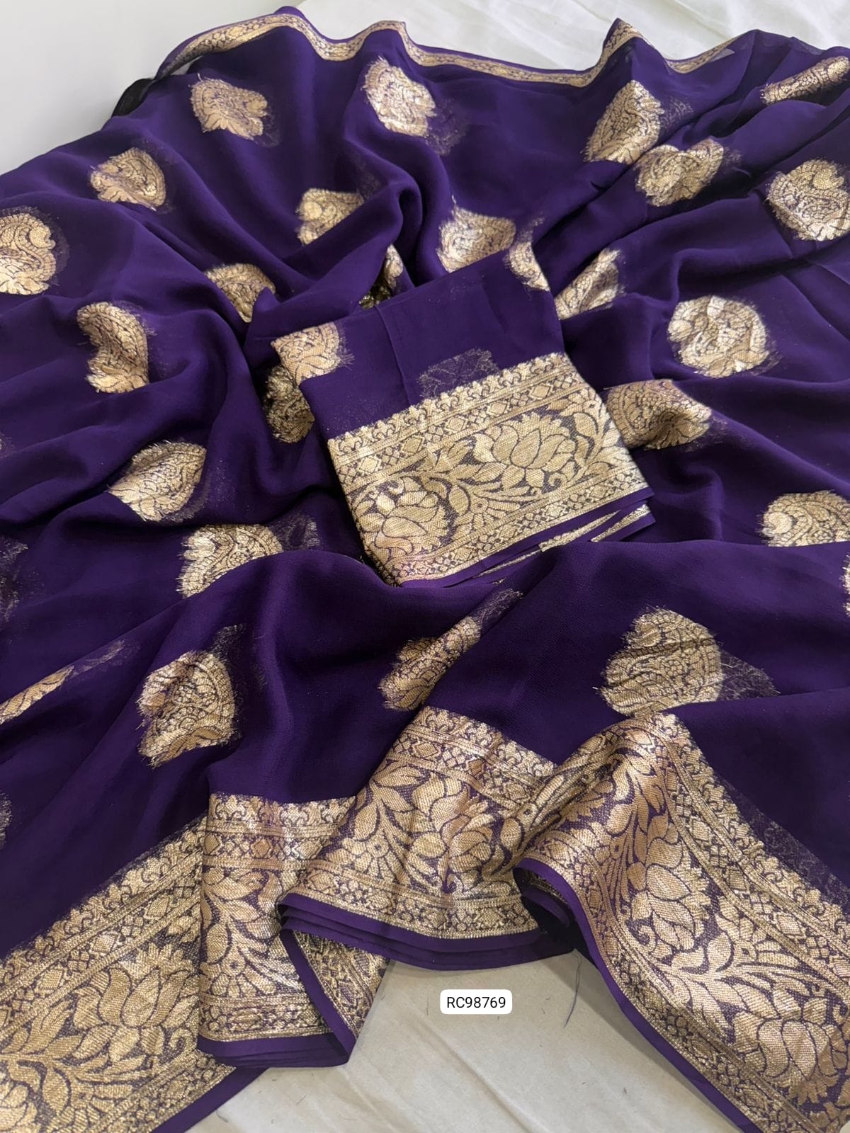 Viscose Georgette Saree